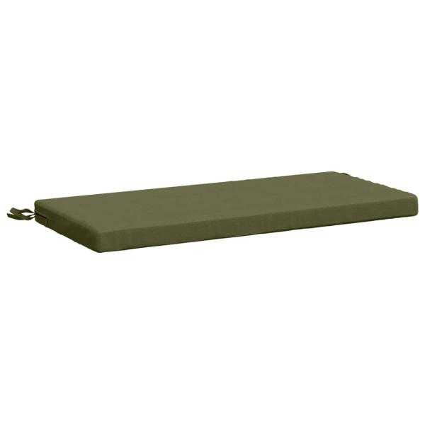 ARDEBO.de - Bankkissen SOEST 100 % Polyester Olivgrün 60 x 40 x 5 cm