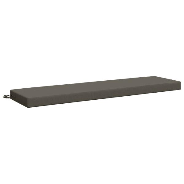 Bankkissen SOEST 100 % Polyester Grau 150 x 40 x 8 cm