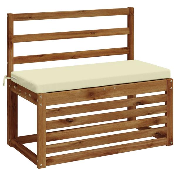 Bankkissen SOEST 100 % Polyester Creme 80 x 40 x 5 cm