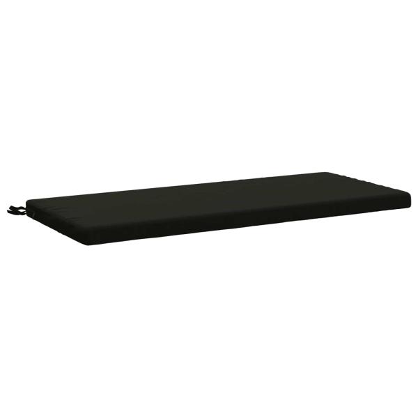 Bankkissen SOEST 100 % Polyester Schwarz 110 x 50 x 5 cm
