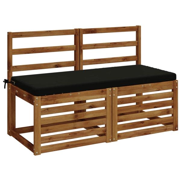 Bankkissen SOEST 100 % Polyester Schwarz 110 x 50 x 5 cm