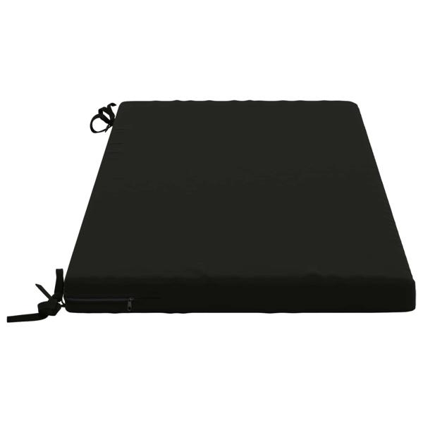 Bankkissen SOEST 100 % Polyester Schwarz 110 x 50 x 5 cm