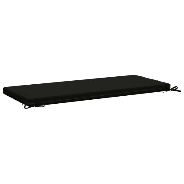 Bankkissen SOEST 100 % Polyester Schwarz 110 x 50 x 5 cm