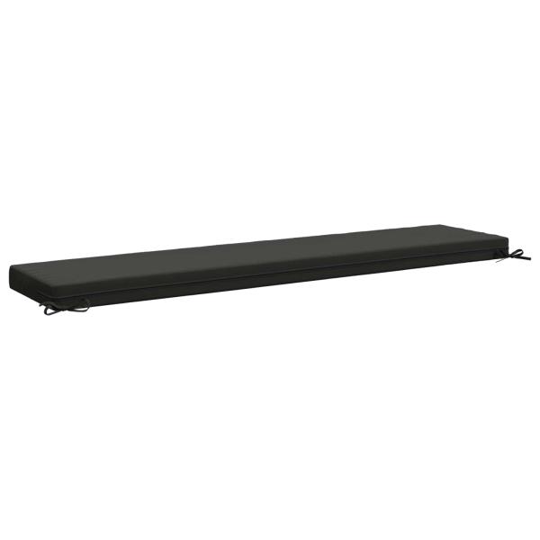 Bankkissen SOEST 100 % Polyester Anthrazit 200 x 40 x 8 cm