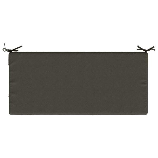 Bankkissen SOEST 100 % Polyester Anthrazit 120 x 50 x 8 cm