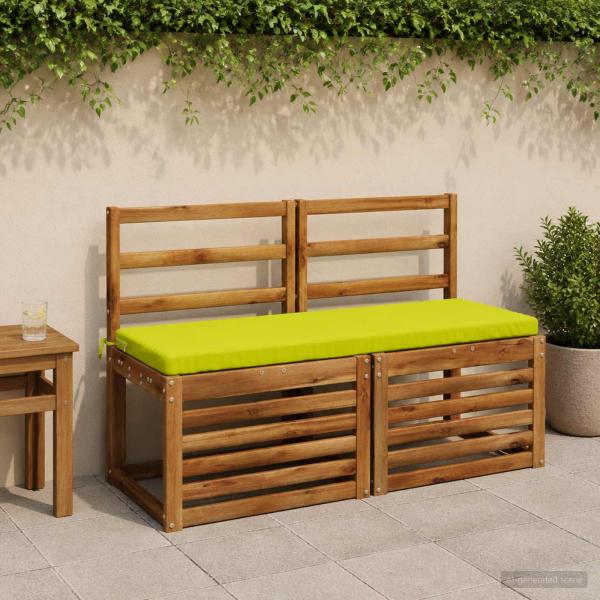 ARDEBO.de - Bankkissen SOEST 100 % Polyester Hellgrün 100 x 40 x 5 cm