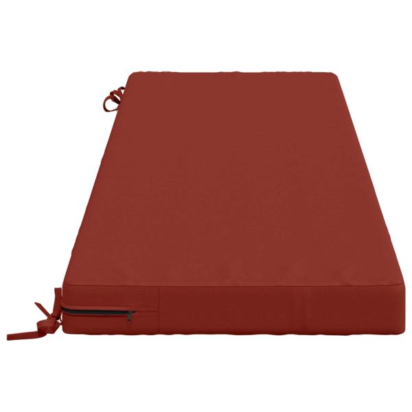 Bankkissen SOEST 100 % Polyester Rot 150 x 50 x 8 cm