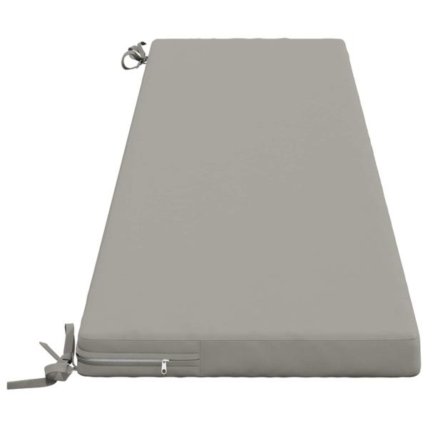 Bankkissen SOEST 100 % Polyester Grau 200 x 40 x 5 cm