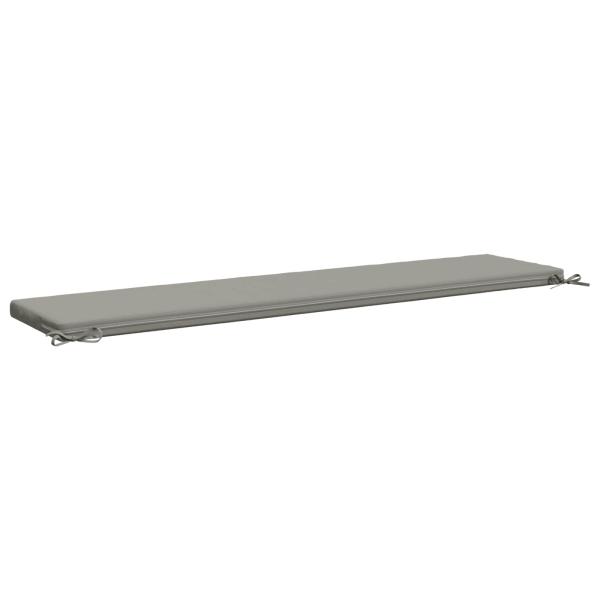Bankkissen SOEST 100 % Polyester Grau 200 x 40 x 5 cm
