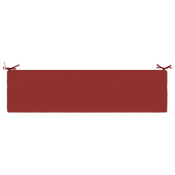 Bankkissen SOEST 100 % Polyester Weinrot 150 x 40 x 8 cm