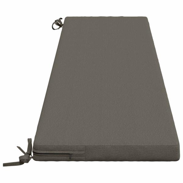 Bankkissen SOEST 100 % Polyester Grau 170 x 40 x 5 cm