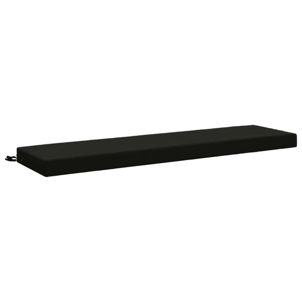 Bankkissen SOEST 100 % Polyester Schwarz 150 x 40 x 8 cm