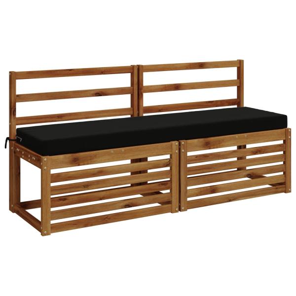 Bankkissen SOEST 100 % Polyester Schwarz 150 x 40 x 8 cm