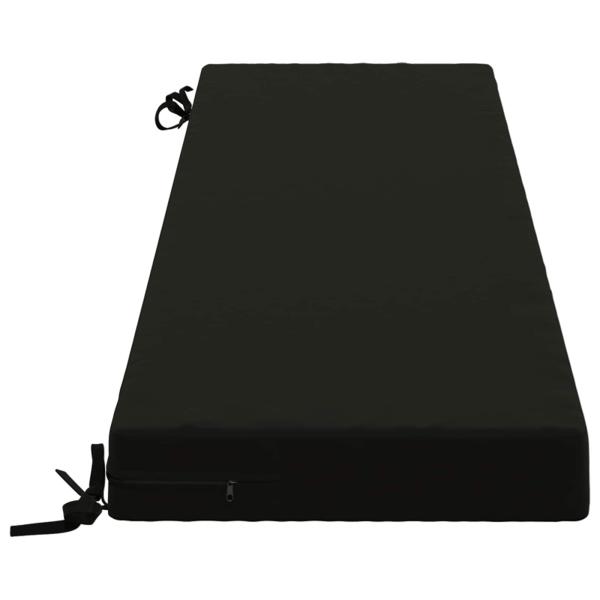 Bankkissen SOEST 100 % Polyester Schwarz 150 x 40 x 8 cm