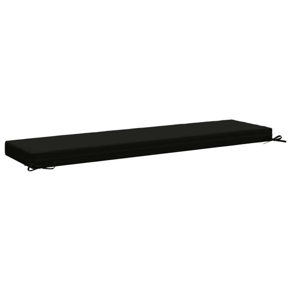 Bankkissen SOEST 100 % Polyester Schwarz 150 x 40 x 8 cm