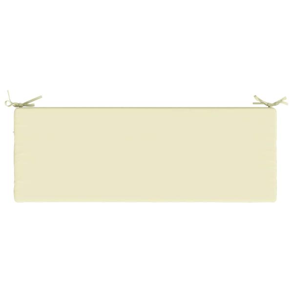 Bankkissen SOEST 100 % Polyester Creme 120 x 40 x 8 cm