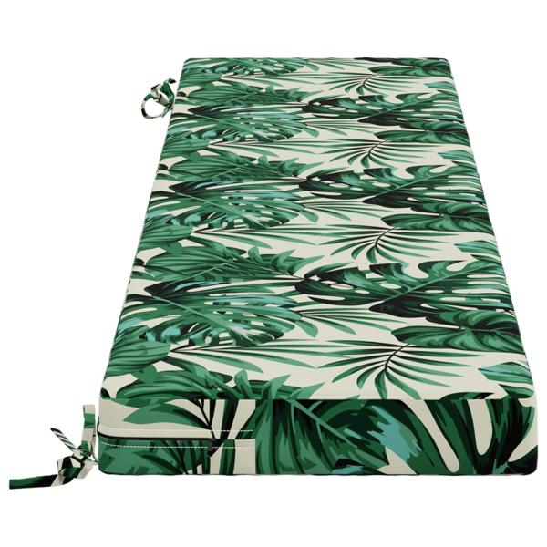 Bankkissen SOEST 100 % Polyester Blattmuster 150 x 40 x 8 cm