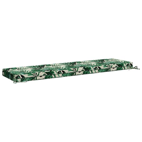 Bankkissen SOEST 100 % Polyester Blattmuster 150 x 40 x 8 cm