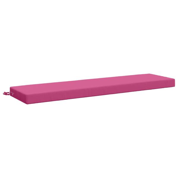 ARDEBO.de - Bankkissen SOEST 100 % Polyester Rosa 150 x 40 x 8 cm