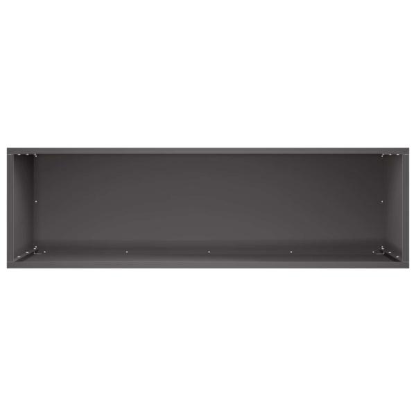 Garten-Pflanzgefäß Schwarz 100 x 30 x 50 cm Kaltgewalzter Stahl
