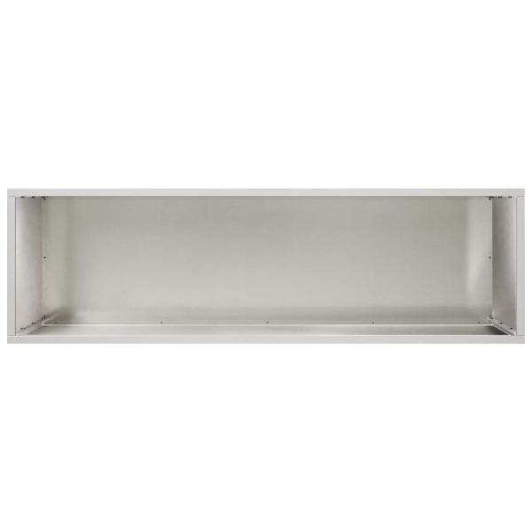 Garten-Pflanzgefäß 2 stk. Silber 100 x 30 x 50 cm Edelstahl
