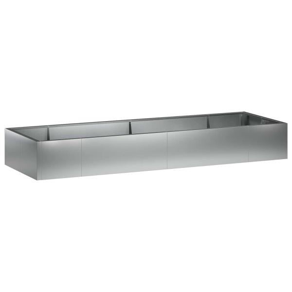 Stützmauer 8 stk. 300 x 100 x 40 cm Verzinkter Stahl Silber
