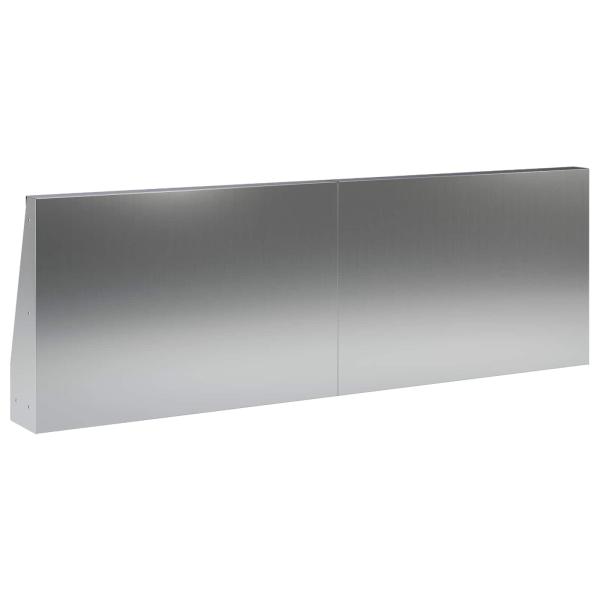 St?tzmauer 6 stk. 60 x 12 x 30 cm Verzinkter Stahl Silber