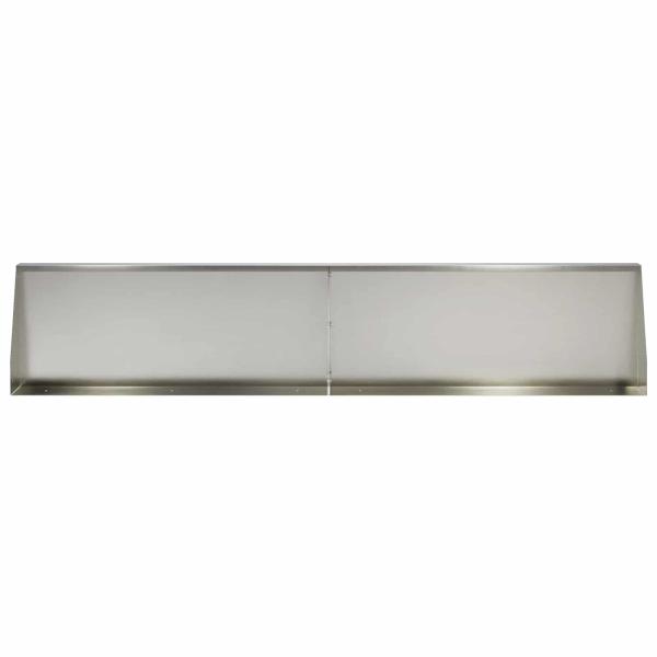 Stützmauer 4 stk. 100 x 12 x 40 cm Edelstahl Silber