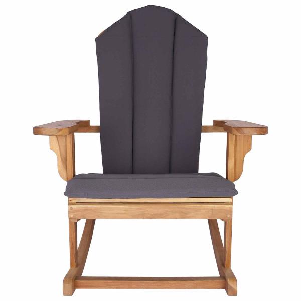 Garten Adirondack Schaukelstuhl Natur Massivholz Teak