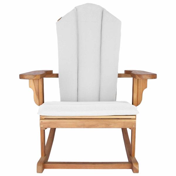 Garten Adirondack Schaukelstuhl Natur Massivholz Teak