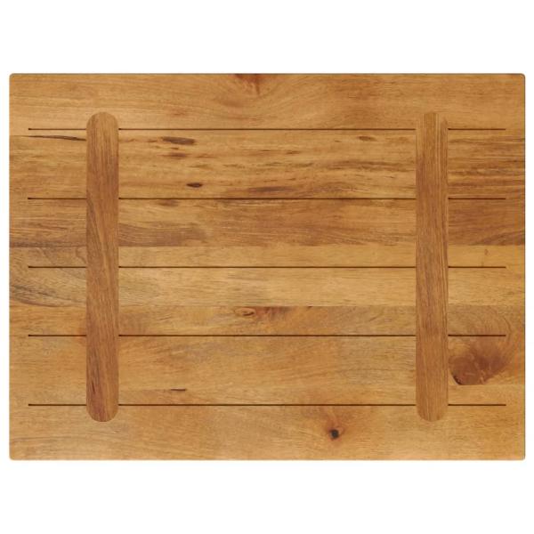 Tischplatte 80x60x3,8 cm Rechteckig Massivholz Mango