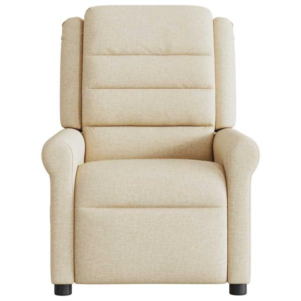 Relaxsessel Creme Stoff