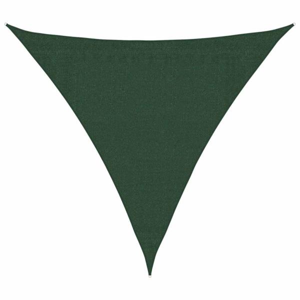 Sonnensegel 160 g/m² Dunkelgrün 3,6x3,6x3,6 m HDPE