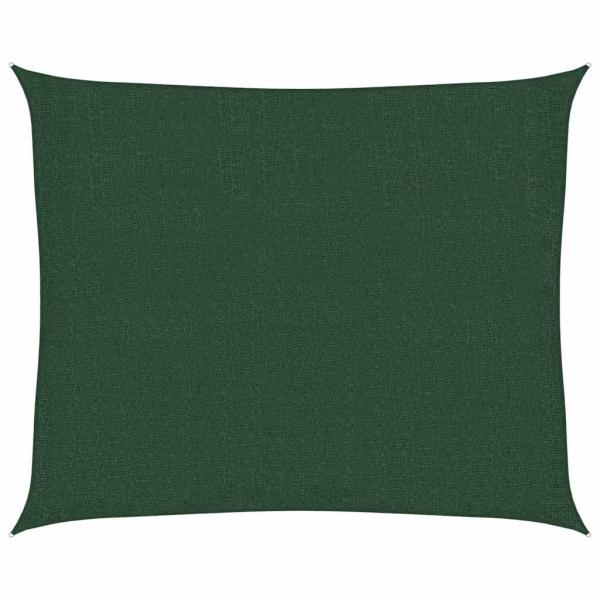 Sonnensegel 160 g/m² Dunkelgrün 2,5x3 m HDPE