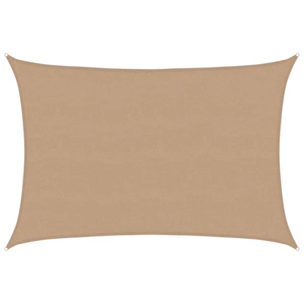 Sonnensegel 160 g/m² Taupe 5x7 m HDPE