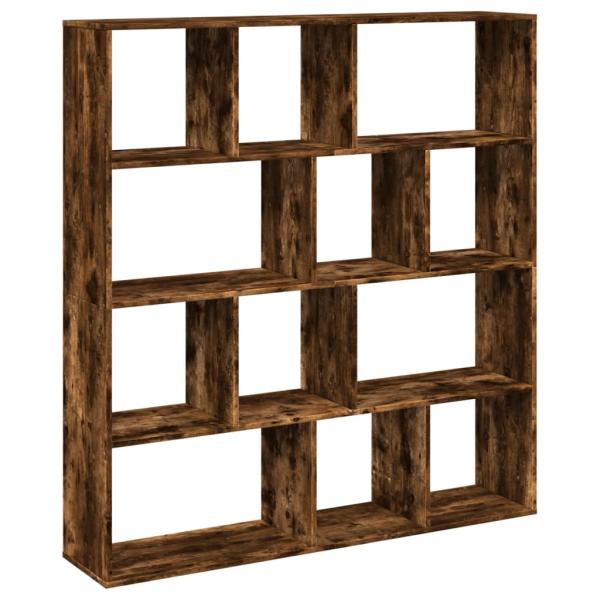 B?cherregal R?uchereiche 132x29x141,5 cm Holzwerkstoff