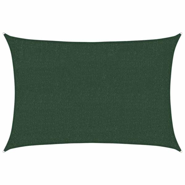 Sonnensegel 160 g/m² Dunkelgrün 2x2,5 m HDPE