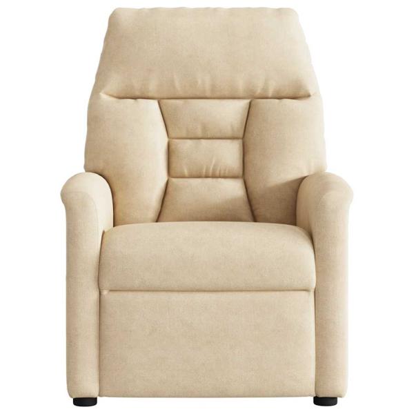 Relaxsessel Elektrisch Creme Mikrofasergewebe