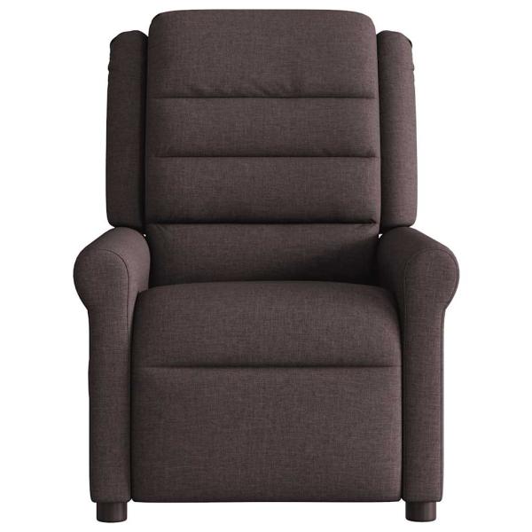 Relaxsessel Dunkelbraun Stoff