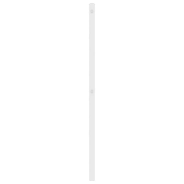 Ersatz-Kopfteil Metall Weiß 100 cm