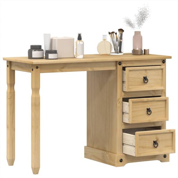 ARDEBO.de - Schminktisch Corona 110x47x75 cm Massivholz Kiefer