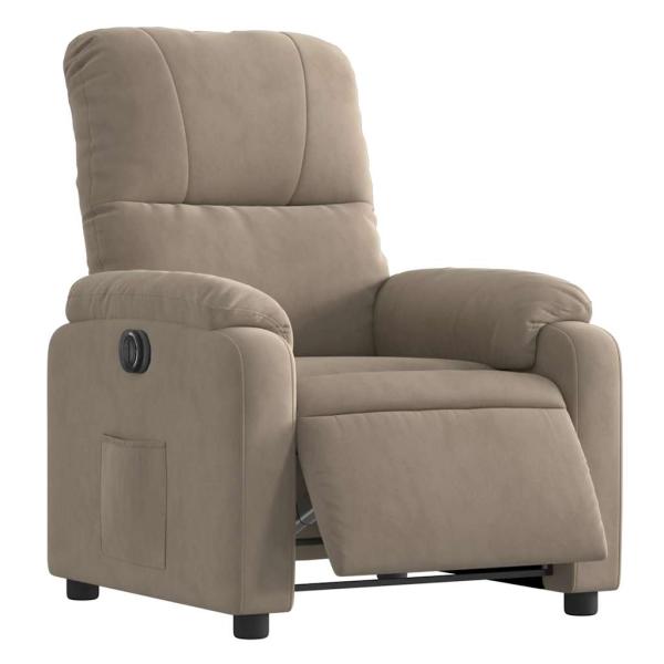 Relaxsessel Elektrisch Taupe Mikrofasergewebe