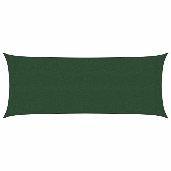Sonnensegel 160 g/m² Dunkelgrün 2x5 m HDPE