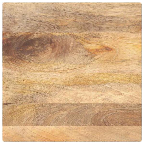 ARDEBO.de - Tischplatte 60x60x2,5 cm Quadratisch Massivholz Mango