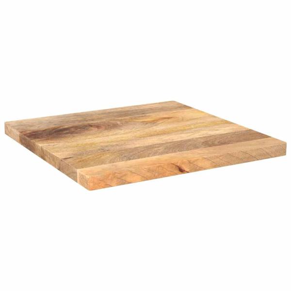 Tischplatte 60x60x2,5 cm Quadratisch Massivholz Mango