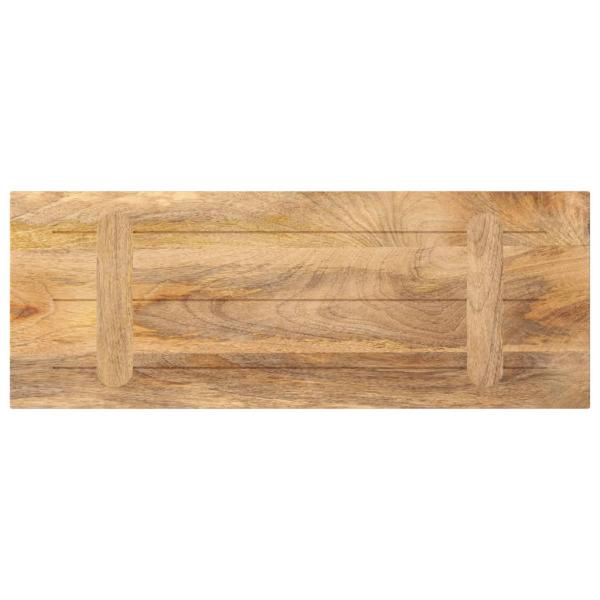 Tischplatte 90x30x3,8 cm Rechteckig Massivholz Mango