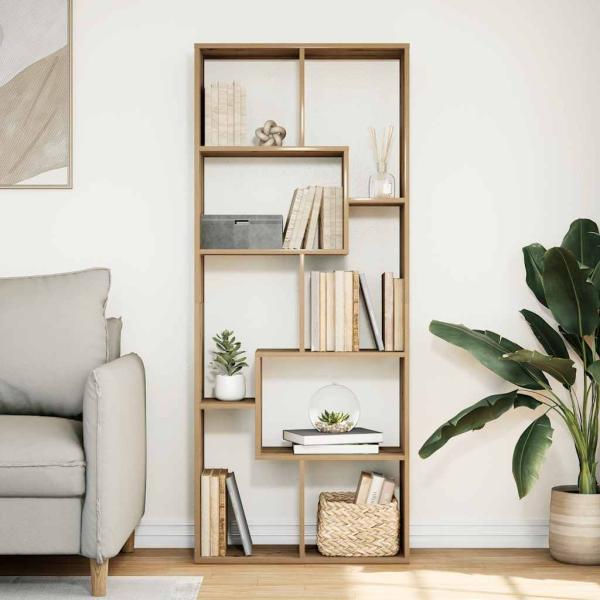 Raumteiler-B?cherregal Artisan-Eiche 67x25x161,5 cm