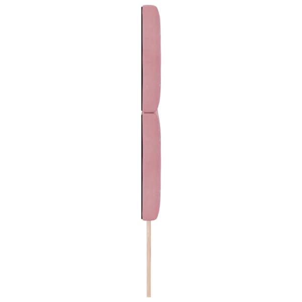 Kopfteil Rosa 144 cm Samt