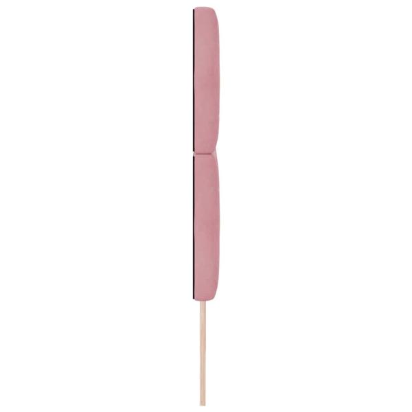 Kopfteil Rosa 200 cm Samt