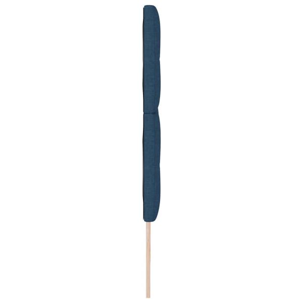Höhenverstellbares Kopfteil mit Kopfteil Blau 180 cm Stoff